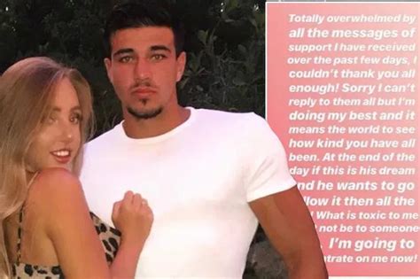 Love Islands Tommy Fury S Ex Millie Sends Warning To Molly Mae Hague