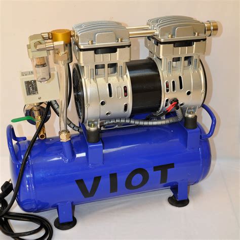 Automatic Vacuum System Twin Piston Oilfree Oilless High Performance
