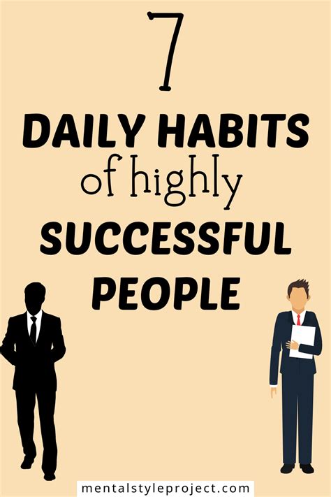 7 Daily Habits Of Highly Successful People | Successful people, Success ...