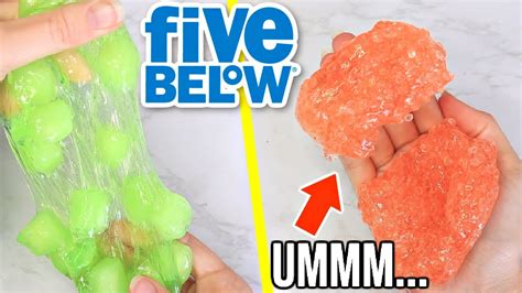 Five Below Slime Review Is It Worth It Youtube