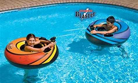Water Sports Inflatable Power Blaster Swimming Pool Inner Tube Squirter Set Check This