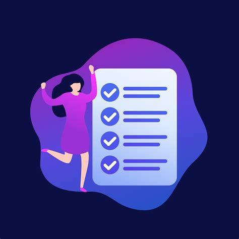 Premium Vector Completed Task Or To Do List