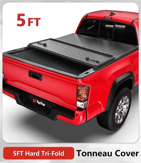 Tiptop Tri Fold Hard Tonneau Cover Truck Bed Frp On Top For 2005 2015