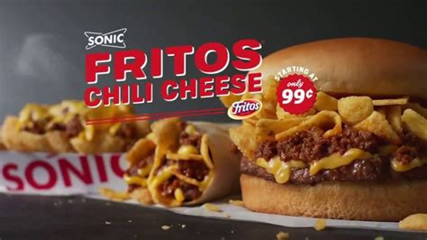 Sonic Drive In Fritos Chili Cheese Faves Tv Commercial Price Of
