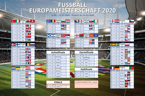 Spieltages gibt einen eindruck ab, wie der aktuelle stand eures vereins aktuell in der liga aussieht. EM Planer 2020 Maxi - Fussball Europa Meisterschaft ...