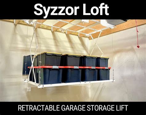 Syzzor Loft Retractable Garage Storage Lift Garage Door Nation