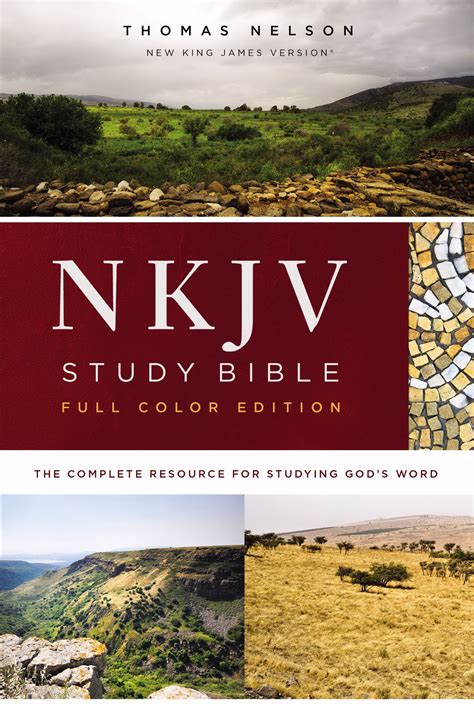 Nkjv Study Bible Hardcover Full Color Comfort Print Free Delivery