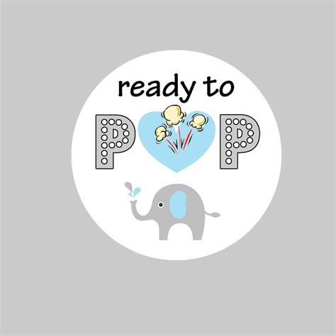 Free printable elephant baby shower favor gift tags. Elephant tags Ready to pop | Ready to pop, Baby girl ...