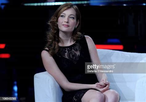 Actress Cristiana Capotondi Attends Chiambretti Night Italian Tv