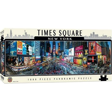 Masterpieces Cityscape Times Square 1000 Piece Panoramic Jigsaw