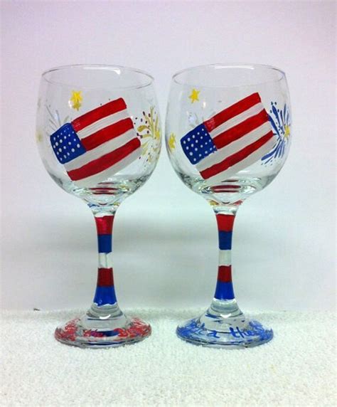 Fourth Of July Wine Glasses Fourth Of July Wikii