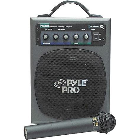 Pyle Pro Pwma600 100w Portable Pa With Wireless Microphone