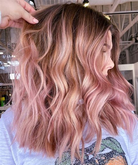 Light Pink Under Hair