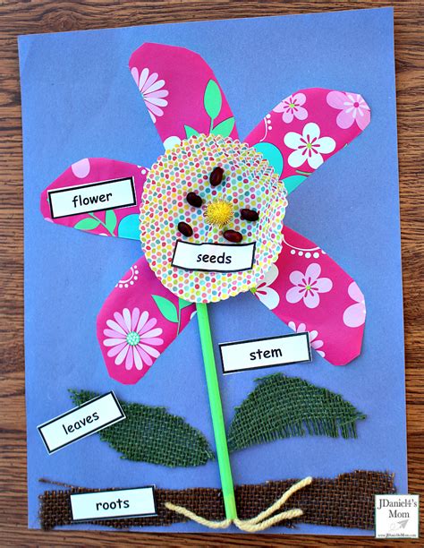 Parts Of A Plant Craft For Kids Plant Crafts Parts Of A Flower