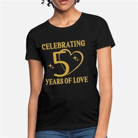 50th Wedding Anniversary Golden Womens T Shirt Spreadshirt