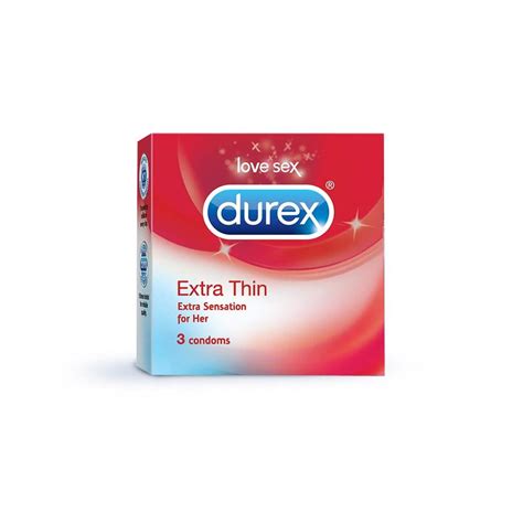 Durex Condoms Extra Thin Sexual Health Feel22egypt