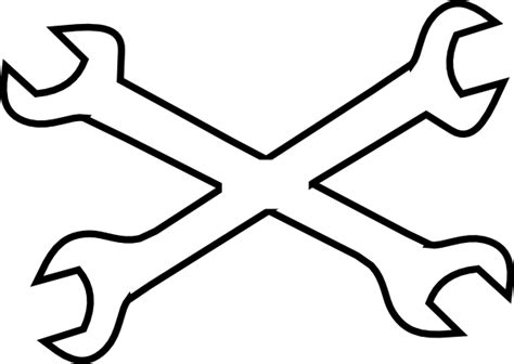 crossed wrenches clip art clipart best
