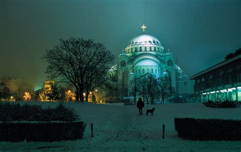 Hram Svetog Save Zima U Beogradu