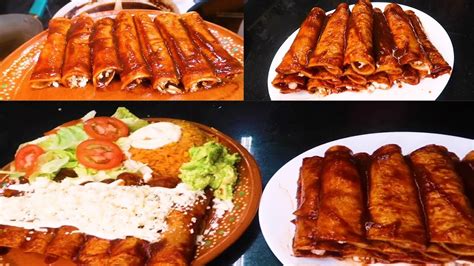 Enchiladas Mexicanas Receta De Enchiladas Rojas Recetas De Comida
