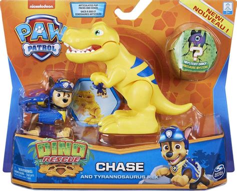 Paw Patrol Chase And Tyrannosaurus Rex Dino Rescue Set Met