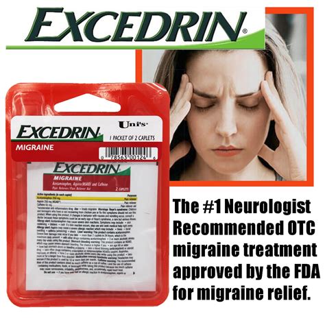 Unis Excedrin Migraine 6 Count Of Single Dose