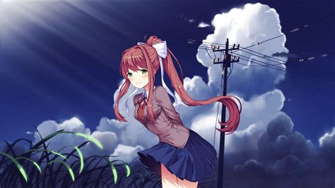 Ddlc Monika Wallpaper Wallpapers And Backgrounds Available For