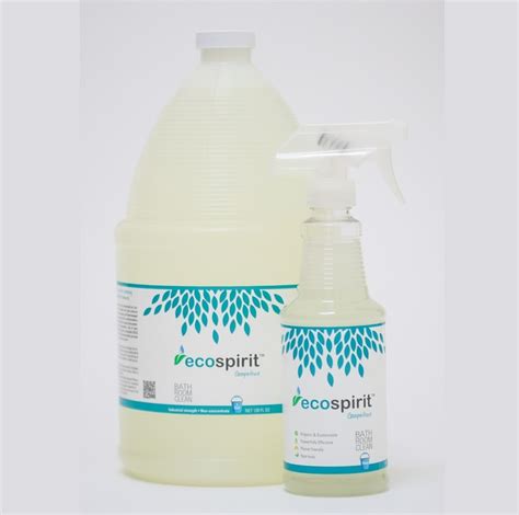 Natural Bathroom Cleaner Non Toxicorganicgreen By Ecospirit