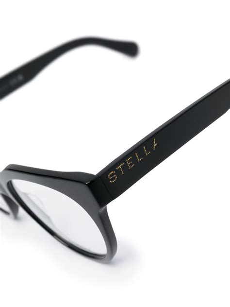 Stella Mccartney Eyewear Logo Cat Eye Frame Glasses Farfetch