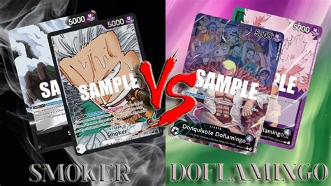 Smoker Vs Doflamingo New Smoker Deck Good One Piece Trading Card