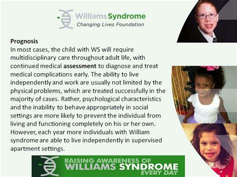 Wschanginglives Org Williams Syndrome Life Changes Fact Sheet