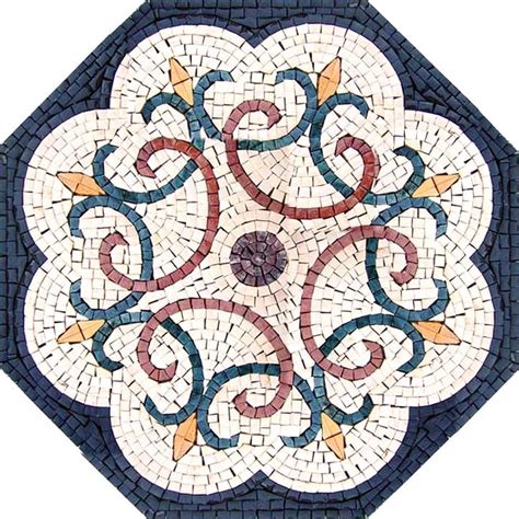Floral Mosaic Pattern Mosaic Patterns Mosaic Designs Geometric