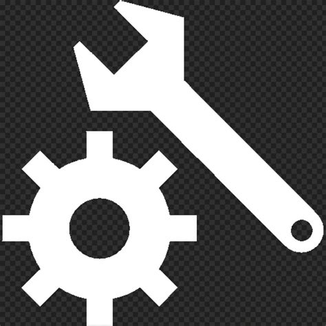 Settings Repair White Icon Png Citypng