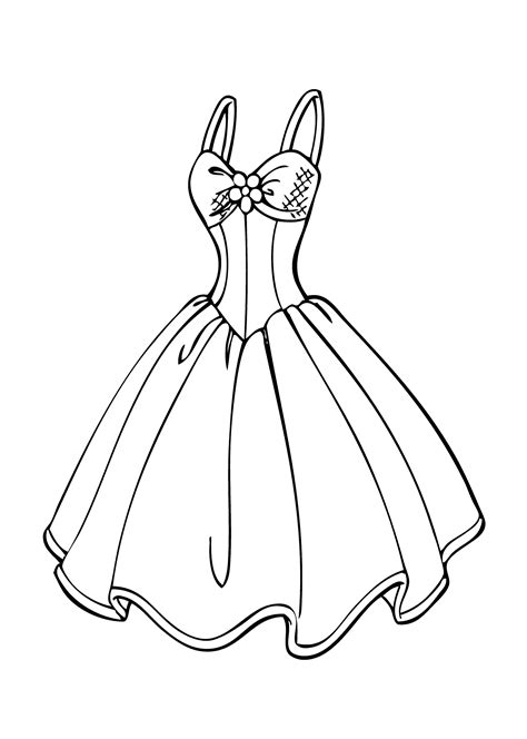 Prom Dresses Drawing At Getdrawings Free Download