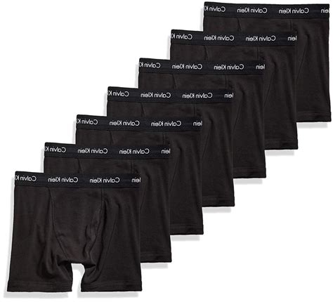 Calvin Klein Men S Cotton Stretch Megapack Boxer Briefs Black Black Size Ebay