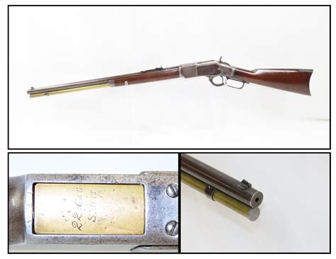 Winchester Model 1873 22 Rimfire Rifle 52721 Candr Antique 001