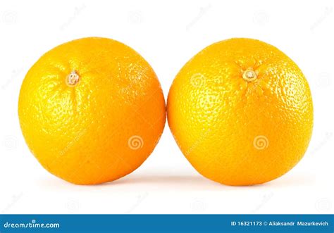 Two Oranges Stock Photos Image 16321173