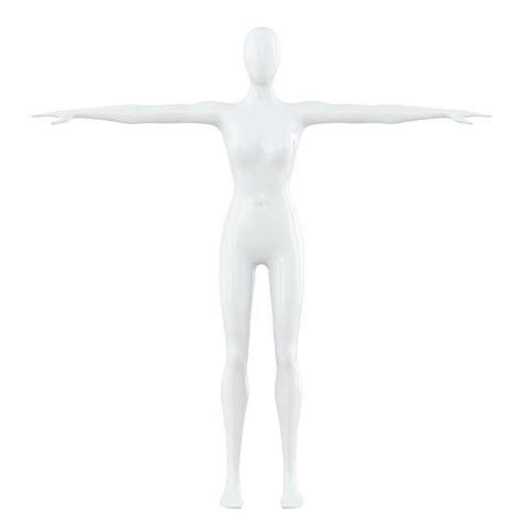 Female Faceless Mannequin In T Pose 3d Model Cgtrader
