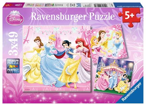 Köp Ravensburger Pussel Disney Princess 3x49 Bitar På