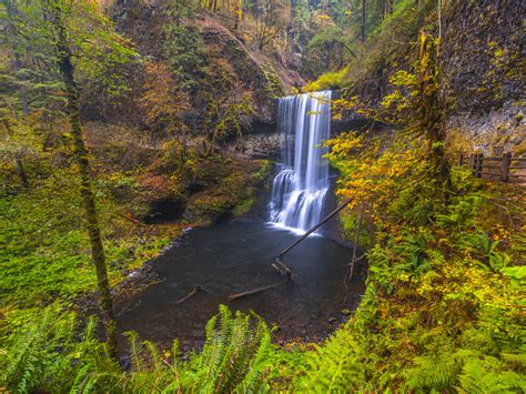 Silver Falls State Park South Falls Autumn Colors Fall Lea Flickr