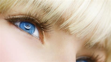 Beautiful Blue Eyes Blonde Girl Wallpaper In K