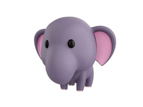 Character Elephant D Model
