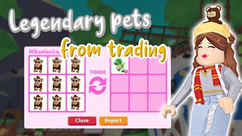 How To Get Legendary Pets From Trading In Adopt Me Youtube