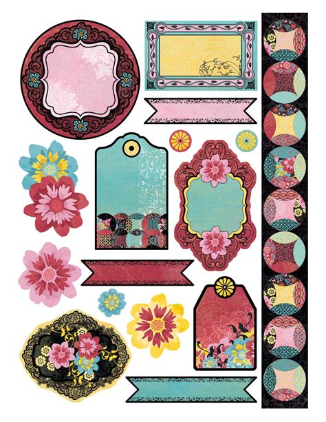 Pin By Linda Sutton On Tags And Stickers Printable Scrapbook Paper