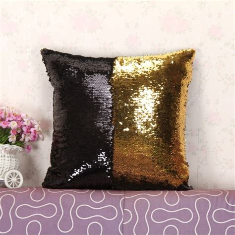 Mermaid Sequin Pillow Magical Color Changing Reversible Sequin Throw