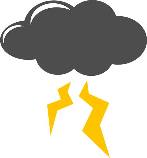 Dark Clouds And Lightning Clipart Free Download Transparent Png
