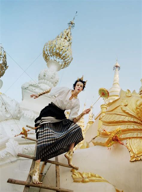 Edie Campbell In Girl Trip By Tim Walker For W Magazine May 2014