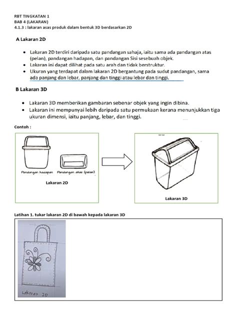 Contoh Lakaran 2d Dan 3d Ellianamcyjimenez