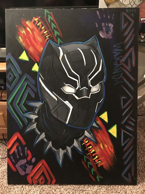 Black Panther Art Etsy