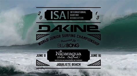 Free Surf June 5 2013 Dakine Isa World Junior Surfing Championship