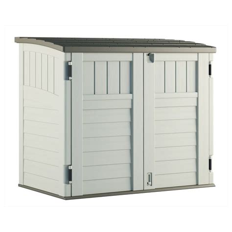 Made for life in canada. Suncast Resin Outdoor Storage Shed at Lowe's Canada | Shed ...